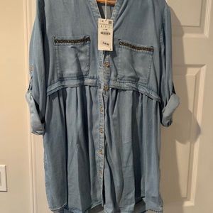 Zara denim dress